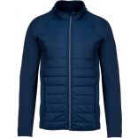 Veste sport bi-matière PA233 - Sporty Navy / Sporty Navy