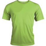 T-shirt homme manches courtes sport PA438 - Lime