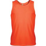 Débardeur homme sport PA441 - Fluorescent Orange