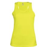 Débardeur femme sport PA442 - Fluorescent Yellow