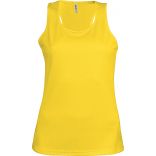 Débardeur femme sport PA442 - True Yellow