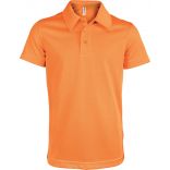 Polo enfant sport manches courtes PA484 - Orange