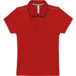 Polo manches courtes enfant Sporty Red - 4/6