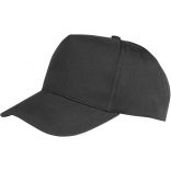 Casquette 5 panneaux Boston RC084X - Black