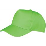 Casquette 5 panneaux Boston RC084X - Lime