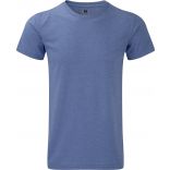 T-shirt polycoton col rond RU165M - Blue Marl