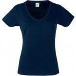 T-shirt femme col V Valueweight SC61398 - Deep Navy