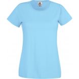 T-shirt femme manches courtes Original-T SC61420 - Sky Blue de face