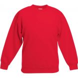 Sweat-shirt enfant col rond classic SC62041 - Red