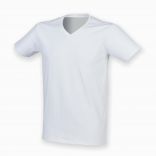 T-shirt homme col V Feel Good SFM122 - White