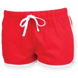 Short Femme Rétro SK069 - Red / White