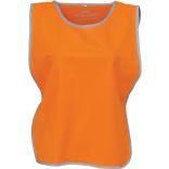 Chasuble à bordure réfléchissante HVJ259 - Hi Vis Orange