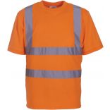 T-shirt haute visibilité HVJ410 - Hi Vis Orange