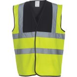 Gilet haute visibilité HVW100 - Black / Hi Vis Yellow