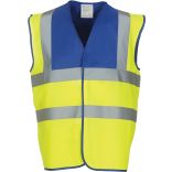 Gilet haute visibilité HVW100 - Royal Blue / Hi Vis Yellow