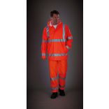 Pantalon de pluie respirant Hi-Vis Soft Flex Hi Vis Orange - S